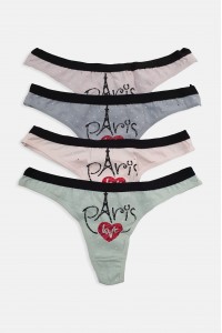 Εσώρουχα string Donella PARIS 4 Pack Εσώρουχα string Donella PARIS 4 Pack