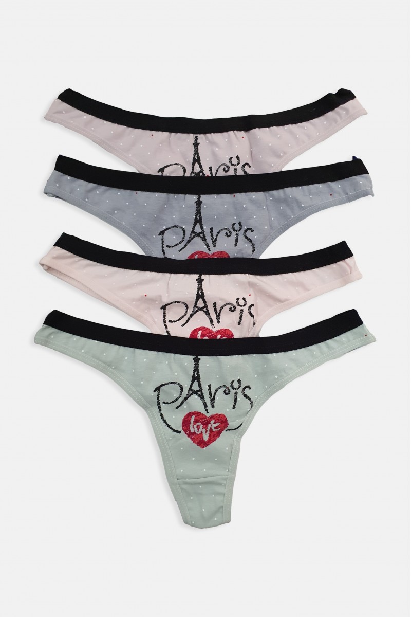 Εσώρουχα string Donella PARIS 4 Pack Εσώρουχα string Donella PARIS 4 Pack