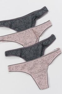 Βαμβακερά εσώρουχα DONELLA String 4 Pack 24940 Βαμβακερά εσώρουχα DONELLA String 4 Pack 24940