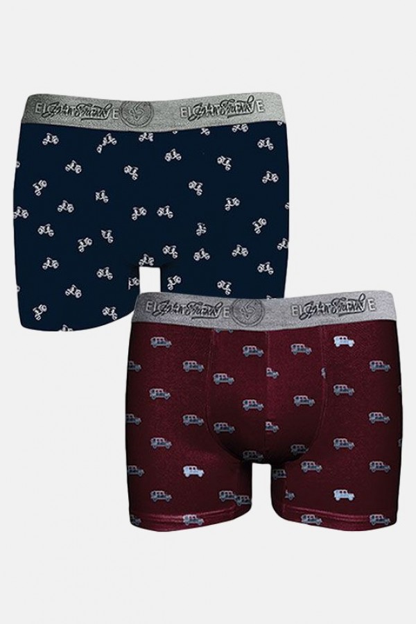 Ανδρικά Boxer JOHN FRANK 2 Pack JF2BEF20