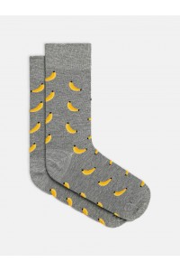 Ανδρικές κάλτσες JOHN FRANK Grey Banana