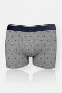 Ανδρικά μπόξερ JOHN FRANK Grey - Navy (2Pack) - JF2BMUC28 Ανδρικά μπόξερ JOHN FRANK Grey - Navy (2Pack) - JF2BMUC28