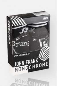 Ανδρικά μπόξερ JOHN FRANK Monochrome (2Pack)