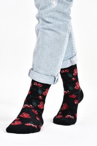 JOHN FRANK Γυναικείες κάλτσες CHERRY 2020