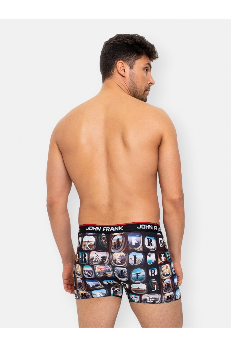 Ανδρικό Boxer JOHN FRANK BOARDING Collection 2020 MULTICOLOR Ανδρικό Boxer JOHN FRANK BOARDING Collection 2020 MULTICOLOR