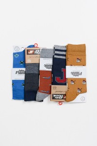 Ανδρικές κάλτσες JOHN FRANK 5 Pack Mix 556 Ανδρικές κάλτσες JOHN FRANK 5 Pack Mix 556