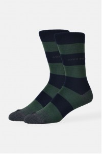 Ανδρικές κάλτσες JOHN FRANK Casual Φαρδιά Ρίγα Green Ανδρικές κάλτσες JOHN FRANK Casual Φαρδιά Ρίγα Green