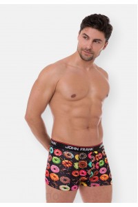Ανδρικό Boxer JOHN FRANK Donuts multicolor Ανδρικό Boxer JOHN FRANK Donuts multicolor