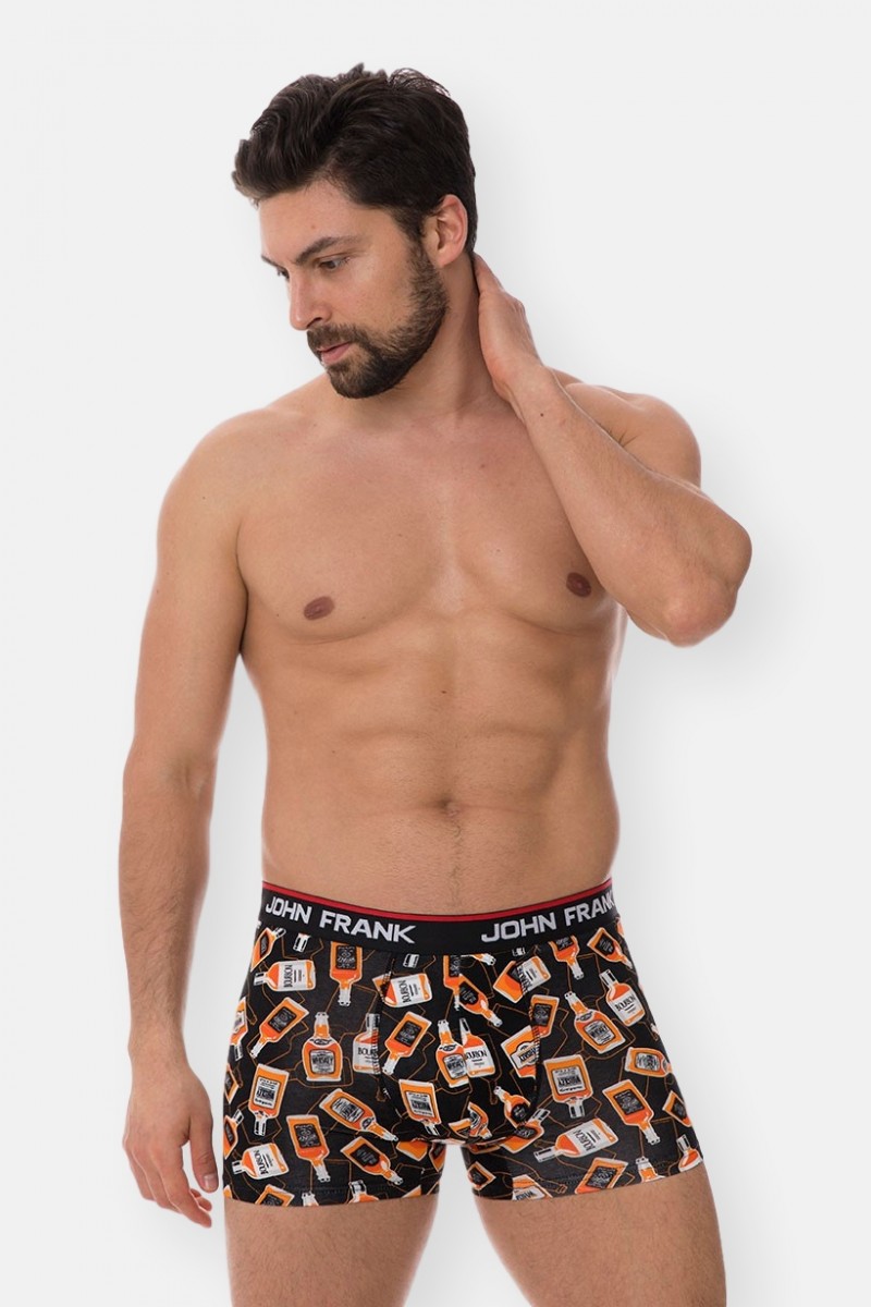 Ανδρικό Boxer JOHN FRANK Whiskey Multi Ανδρικό Boxer JOHN FRANK Whiskey Multi