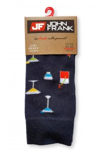 Ανδρικές κάλτσες JOHN FRANK Blue Cocktails