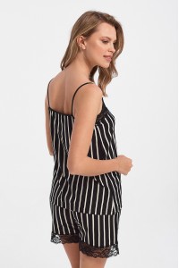 Miss Rodi Stripe Black n White