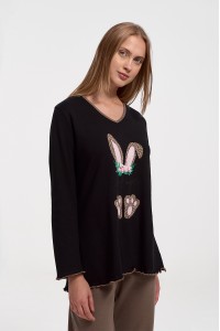 Γυναικεία Πιτζάμα MISS RODI 3896 Rabbit