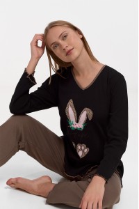 Γυναικεία Πιτζάμα MISS RODI 3896 Rabbit