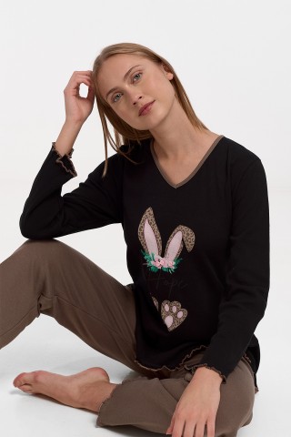 Γυναικεία Πιτζάμα MISS RODI 3896 Rabbit