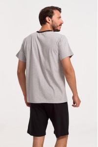 Ανδρική Πιτζάμα MISTER 3938-GREY Ανδρική Πιτζάμα MISTER 3938-GREY