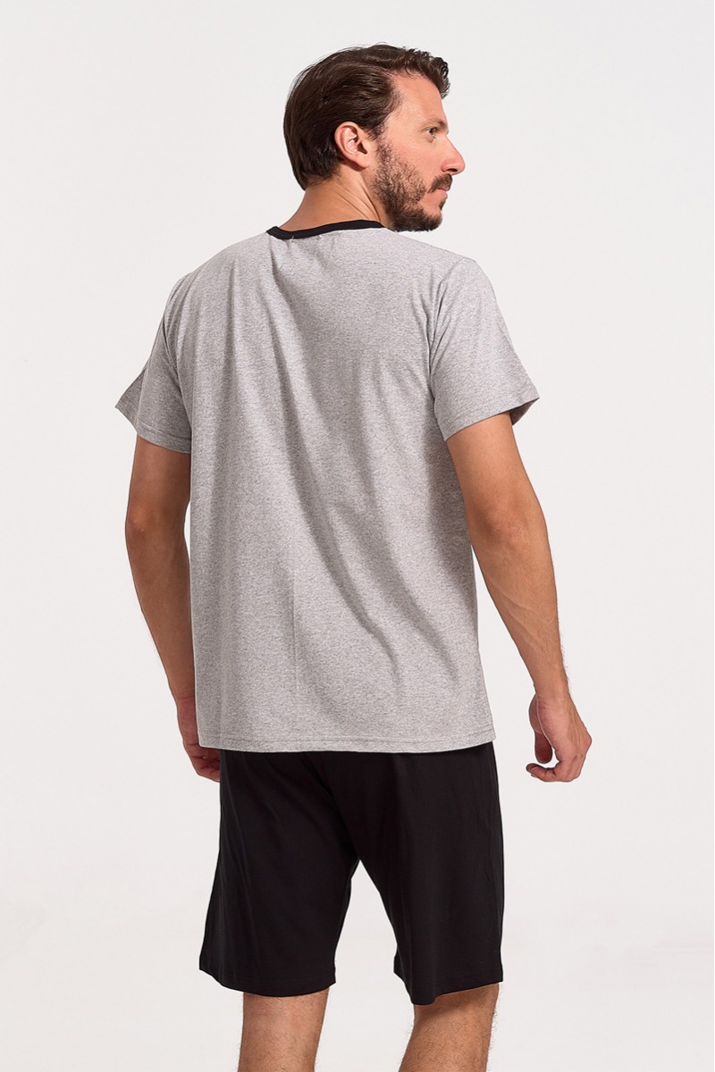 Ανδρική Πιτζάμα MISTER 3938-GREY Ανδρική Πιτζάμα MISTER 3938-GREY