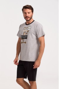 Ανδρική Πιτζάμα MISTER 3938-GREY Ανδρική Πιτζάμα MISTER 3938-GREY