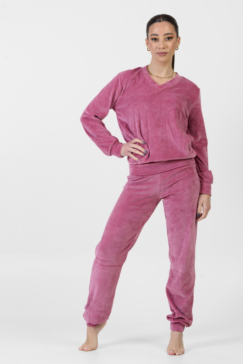 Γυναικείο σετ Homeware βελούδο MISS RODI 3854