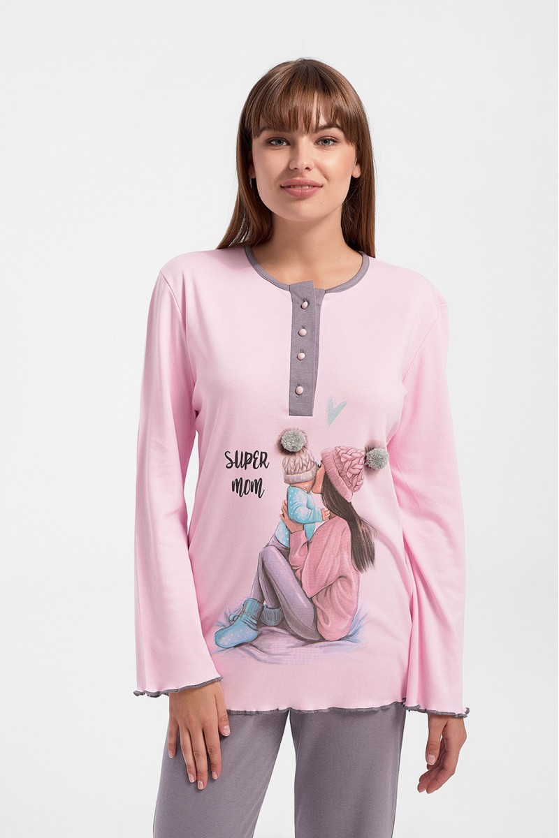 Πυτζάμα Super Mom Miss Rodi Χειμώνας 19/20 Πυτζάμα Super Mom Miss Rodi Χειμώνας 19/20