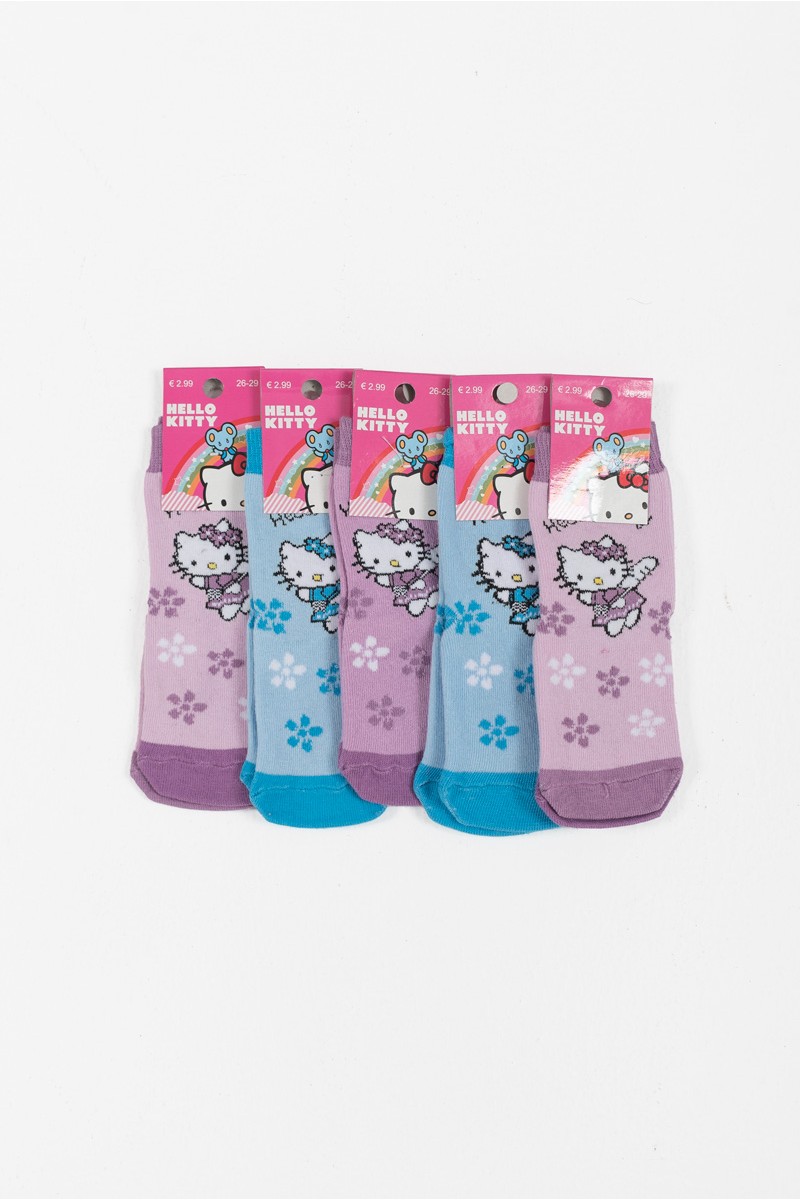 Παιδικές κάλτσες HELLO KITTY 5 Pack Προσφορά Παιδικές κάλτσες HELLO KITTY 5 Pack Προσφορά