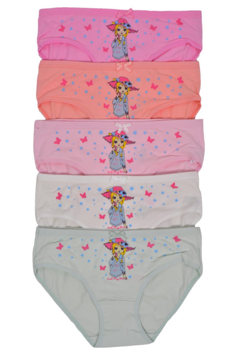 Παιδικά κιλοτάκια Funny Girls τυχαίας επιλογής (5pack) Παιδικά κιλοτάκια Funny Girls τυχαίας επιλογής (5pack)