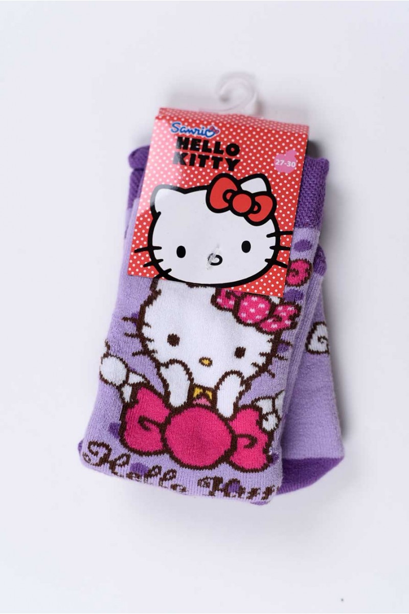 Παιδική κάλτσα Hello Kitty Purple Παιδική κάλτσα Hello Kitty Purple
