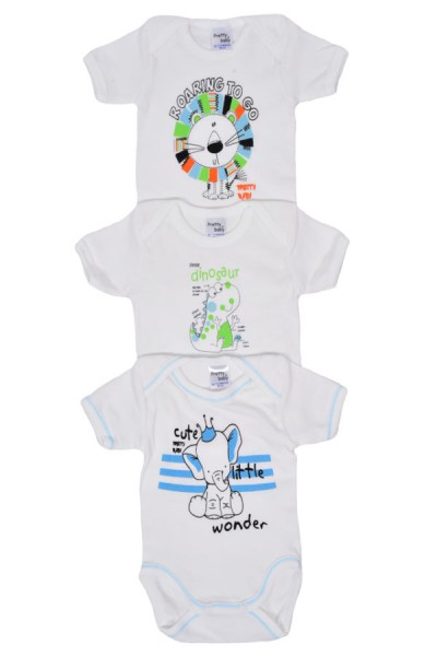 Βρεφικά Κορμάκια Pretty Baby τυχαίας επιλογής  (3 Pack)