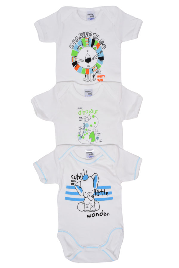 Βρεφικά Κορμάκια Pretty Baby τυχαίας επιλογής  (3 Pack)