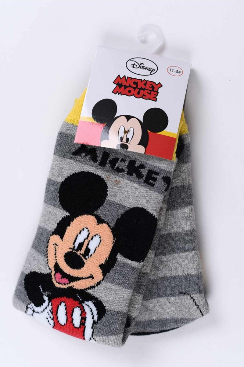 Παιδική κάλτσα Mickey Grey 