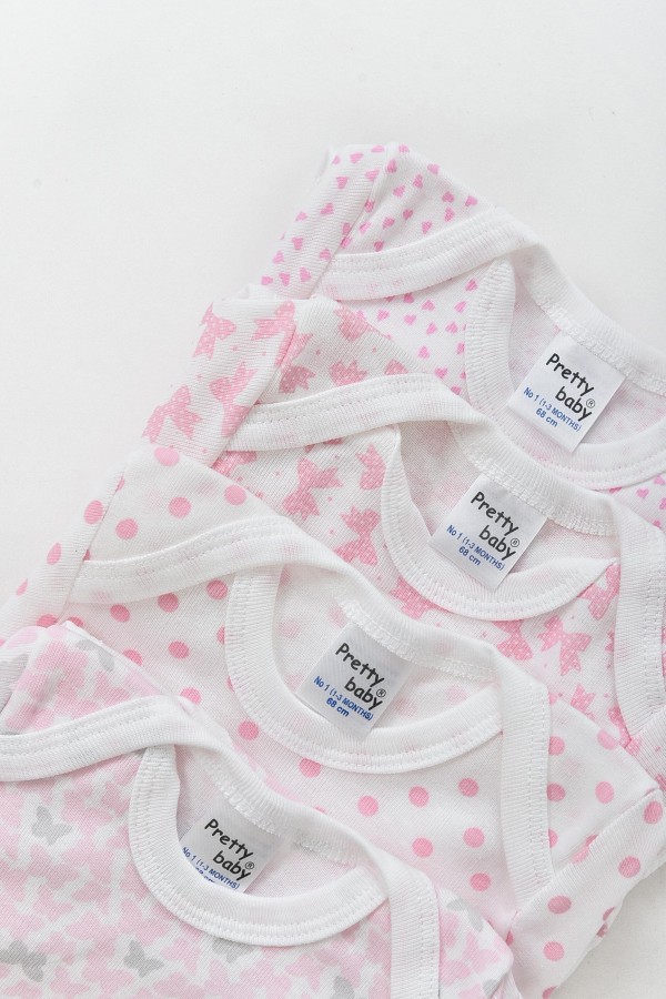 Βρεφικά εσώρουχα All Over Print Pretty Baby Κορίτσι 4 Pack