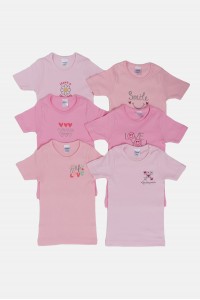 Παιδικά φανελάκια κορίτσι PRETTY BABY 6 Pack 47622 Παιδικά φανελάκια κορίτσι PRETTY BABY 6 Pack 47622