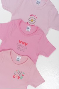Παιδικά φανελάκια κορίτσι PRETTY BABY 6 Pack 47622 Παιδικά φανελάκια κορίτσι PRETTY BABY 6 Pack 47622