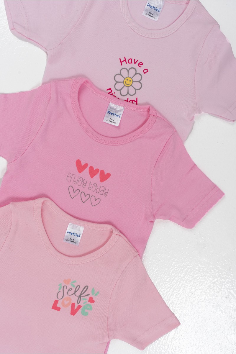 Παιδικά φανελάκια κορίτσι PRETTY BABY 6 Pack 47622 Παιδικά φανελάκια κορίτσι PRETTY BABY 6 Pack 47622