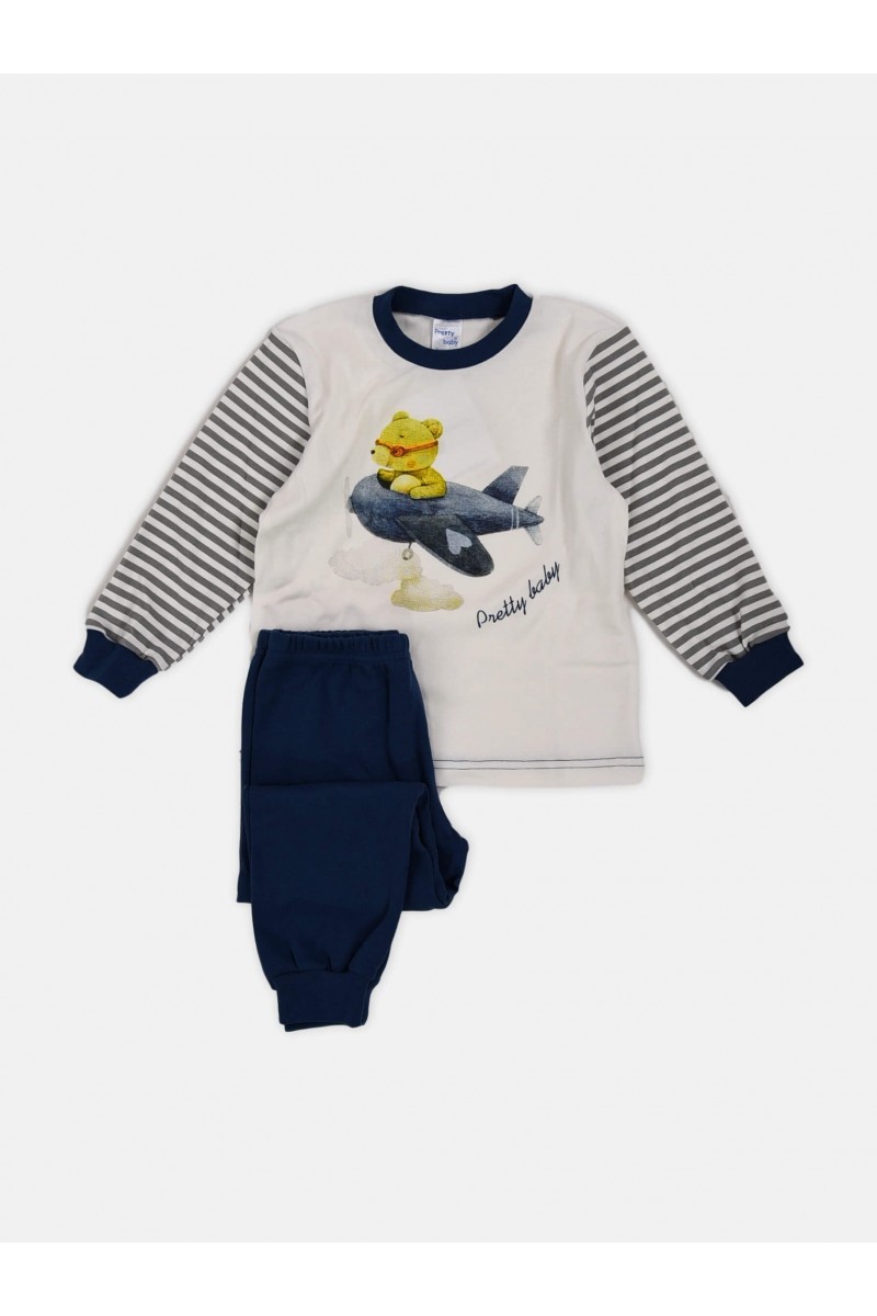 Παιδική πυτζάμα PRETTY BABY Αεροπλανάκι 68152 Παιδική πυτζάμα PRETTY BABY Αεροπλανάκι 68152