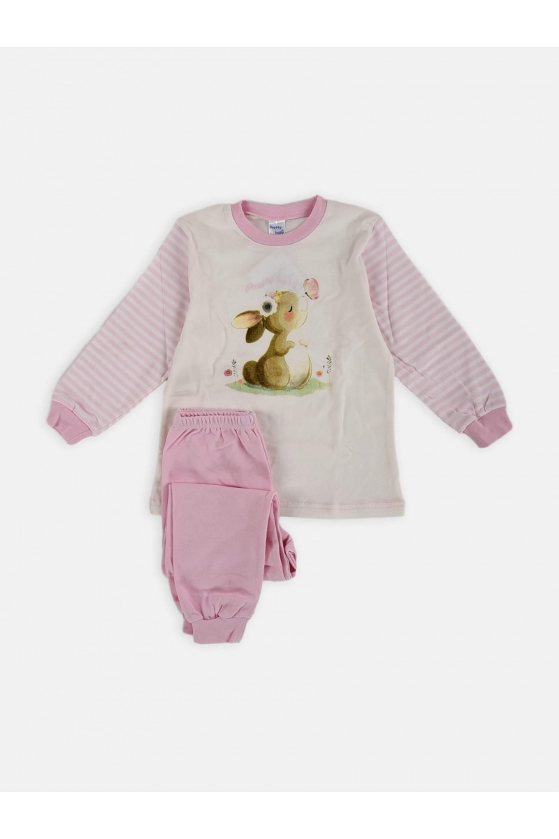 Παιδική πυτζάμα PRETTY BABY Λαγουδάκι 69153 Παιδική πυτζάμα PRETTY BABY Λαγουδάκι 69153