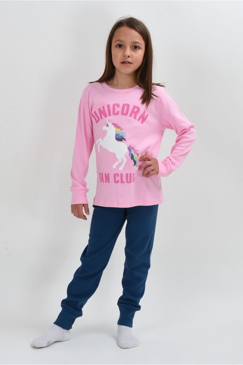 Εφηβική πυτζάμα PRETTY BABY UNICORN FUN CLUB 64964 Εφηβική πυτζάμα PRETTY BABY UNICORN FUN CLUB 64964