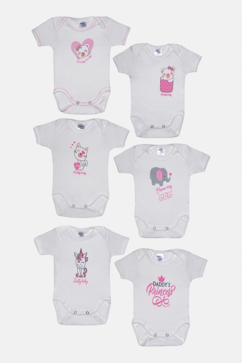 Βρεφικά εσώρουχα Pretty Baby Κορίτσι 6 Pack 34827 Βρεφικά εσώρουχα Pretty Baby Κορίτσι 6 Pack 34827