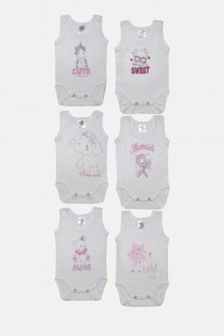 Βρεφικά εσώρουχα Pretty Baby Κορίτσι τιράντα 6 Pack 34826