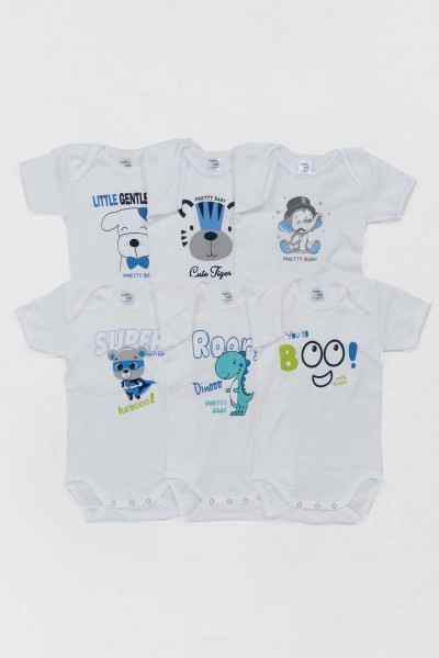 Βρεφικά κορμάκια Pretty Baby 6 Pack 34814