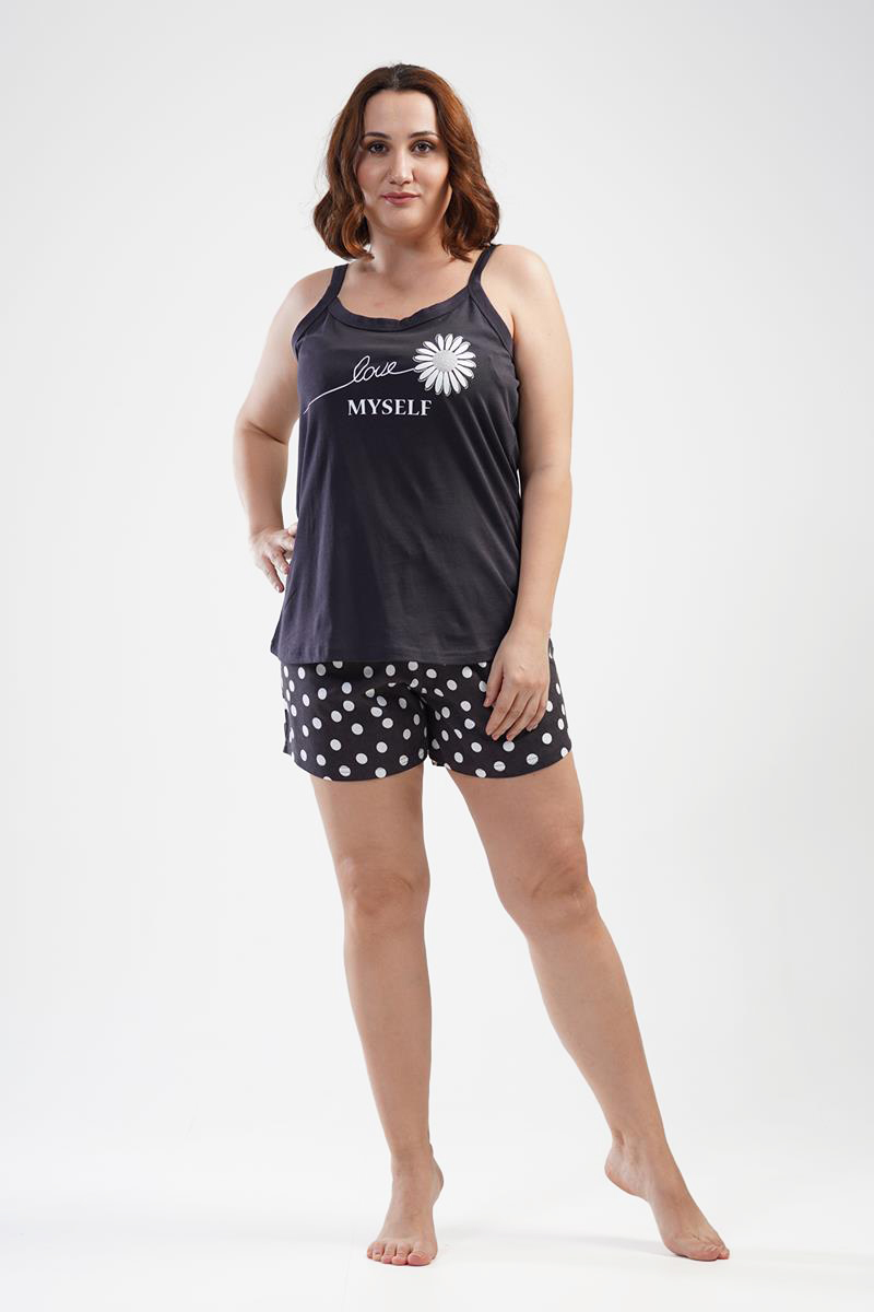 Καλοκαιρινή πιτζάμα VIENETTA 110071 Plus Size Καλοκαιρινή πιτζάμα VIENETTA 110071 Plus Size