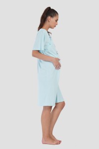 Καλοκαιρινό νυχτικό εγκυμοσύνης VIENETTA 405292 ΣΙΕΛ Καλοκαιρινό νυχτικό εγκυμοσύνης VIENETTA 405292 ΣΙΕΛ
